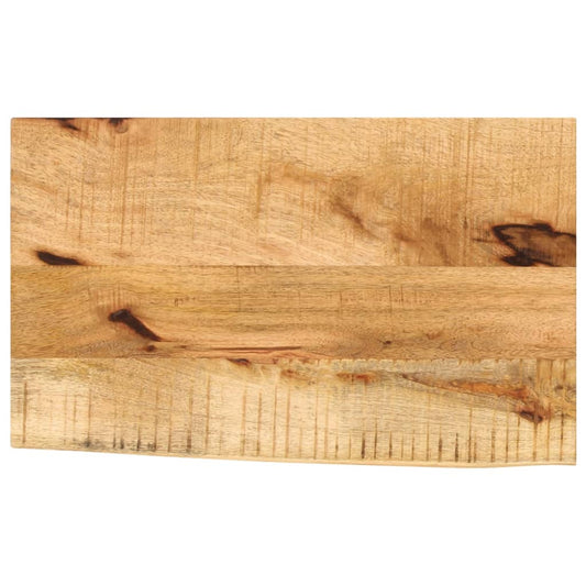 vidaXL Επιφάνεια Τραπεζιού 40x20x3,8 εκ. Live Edge Μασίφ Ξύλο Μάνγκο