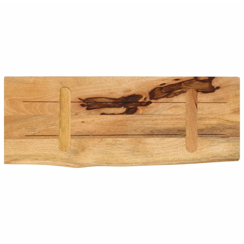 vidaXL Επιφάνεια Τραπεζιού 70x20x3,8 εκ. Live Edge Μασίφ Ξύλο Μάνγκο