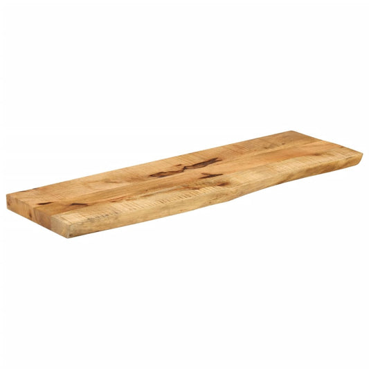 vidaXL Επιφάνεια Τραπεζιού 110x30x3,8 εκ. Live Edge Μασίφ Ξύλο Μάνγκο