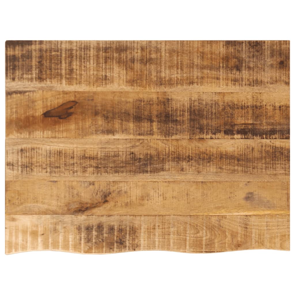 vidaXL Επιφάνεια Τραπεζιού 90x60x3,8 εκ. Live Edge Μασίφ Ξύλο Μάνγκο