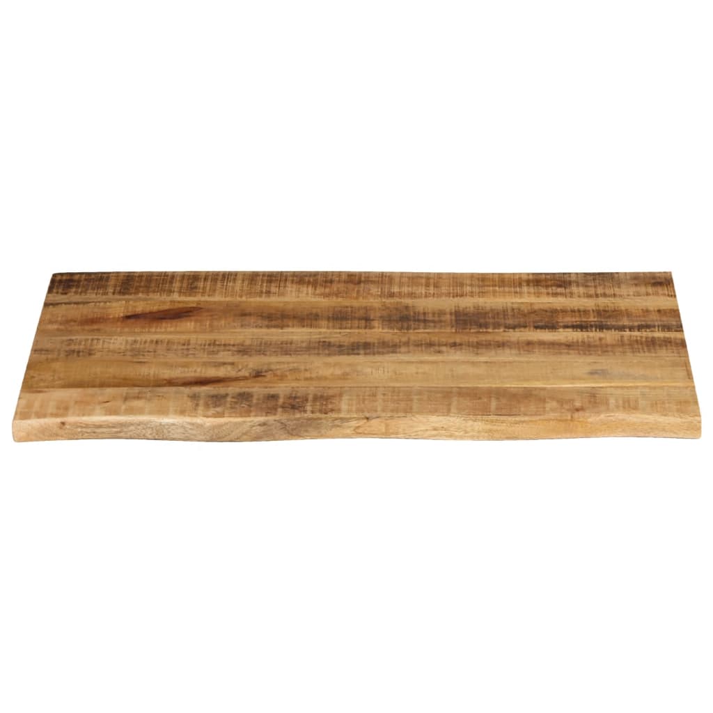 vidaXL Επιφάνεια Τραπεζιού 90x60x3,8 εκ. Live Edge Μασίφ Ξύλο Μάνγκο