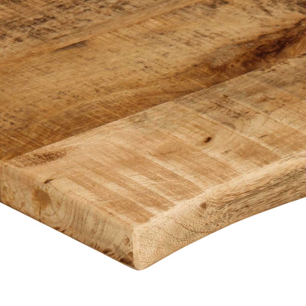 vidaXL Επιφάνεια Τραπεζιού 90x60x3,8 εκ. Live Edge Μασίφ Ξύλο Μάνγκο