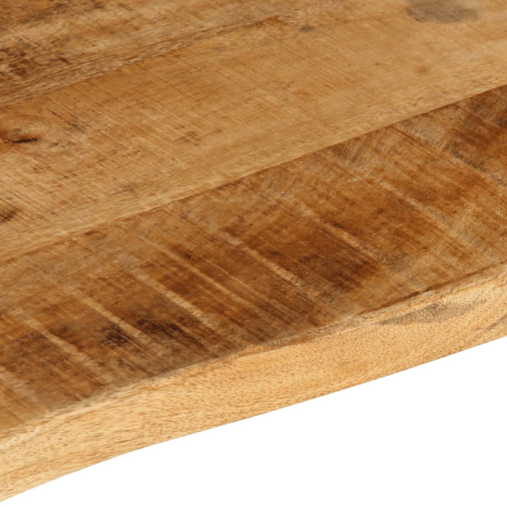 vidaXL Επιφάνεια Τραπεζιού 90x60x3,8 εκ. Live Edge Μασίφ Ξύλο Μάνγκο