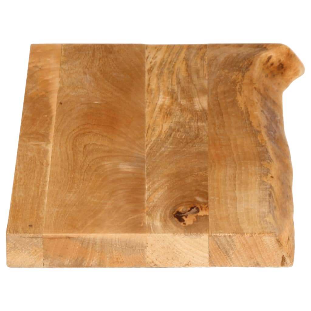 vidaXL Επιφάνεια Τραπεζιού 70x20x2,5 εκ. Live Edge Μασίφ Ξύλο Μάνγκο