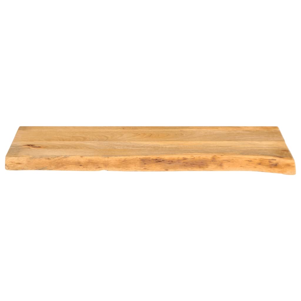 vidaXL Επιφάνεια Τραπεζιού 90x20x2,5 εκ. Live Edge Μασίφ Ξύλο Μάνγκο
