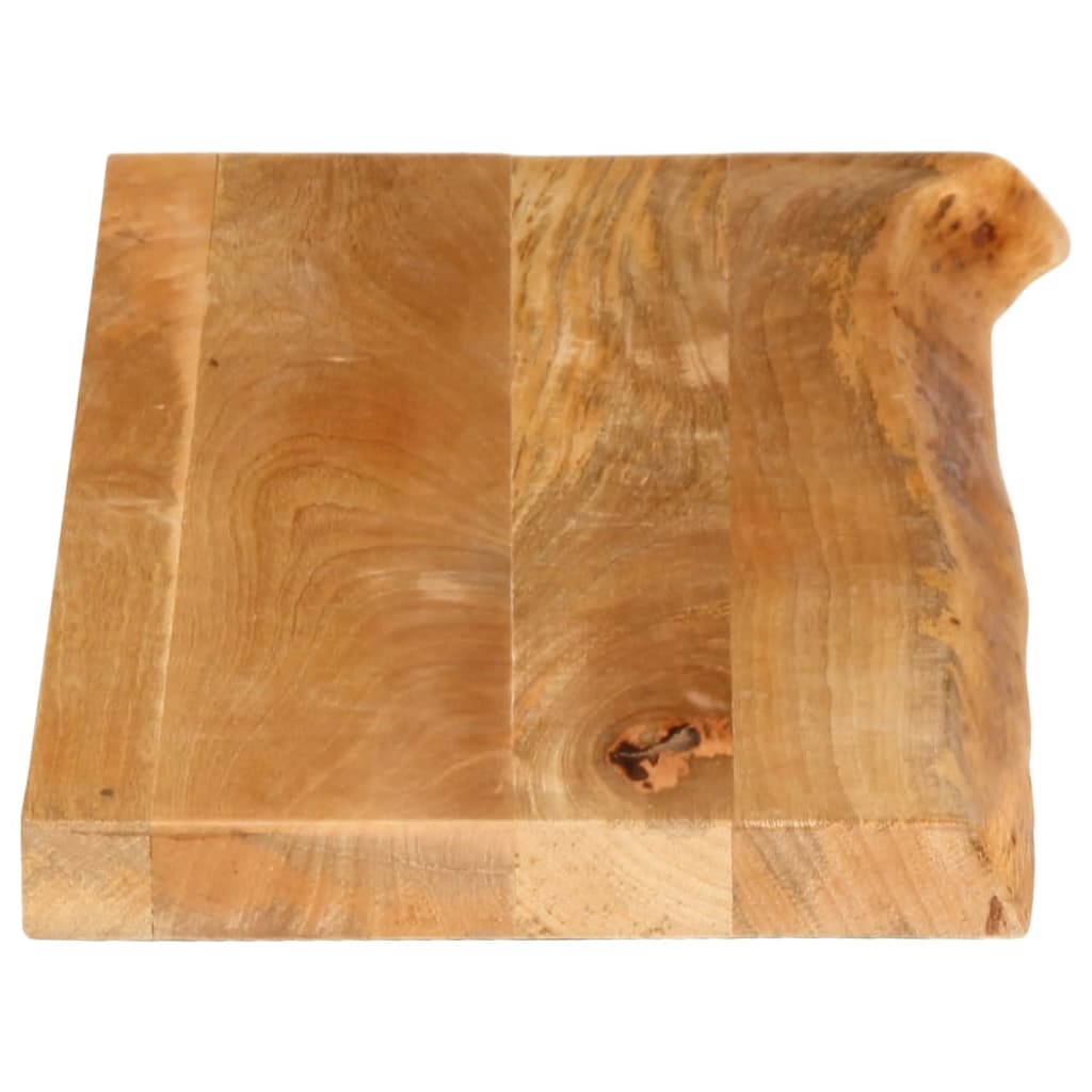 vidaXL Επιφάνεια Τραπεζιού 90x20x2,5 εκ. Live Edge Μασίφ Ξύλο Μάνγκο
