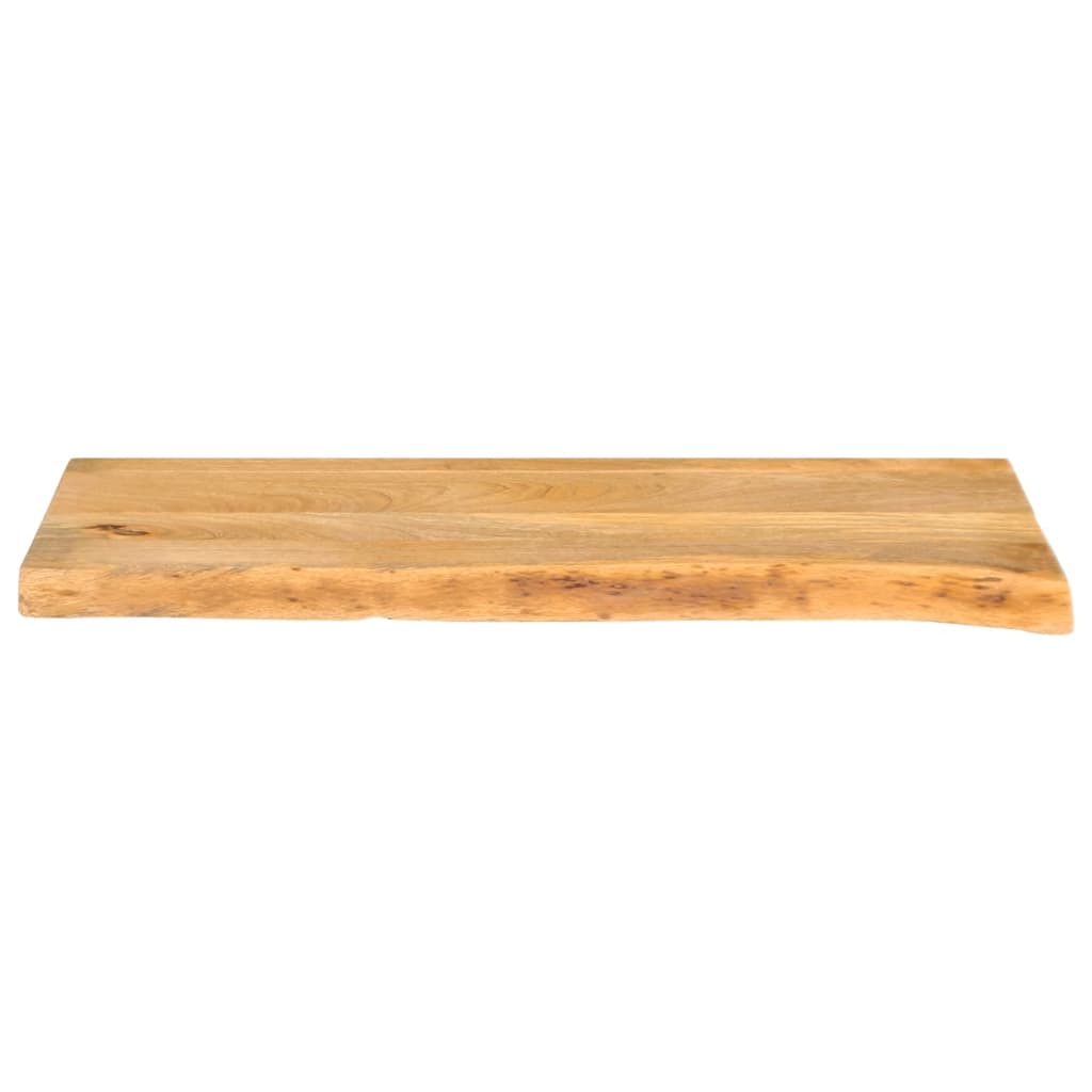 vidaXL Επιφάνεια Τραπεζιού 140x30x2,5 εκ. Live Edge Μασίφ Ξύλο Μάνγκο