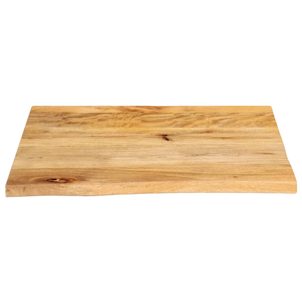 vidaXL Επιφάνεια Τραπεζιού 40x40x2,5 εκ. Live Edge Μασίφ Ξύλο Μάνγκο