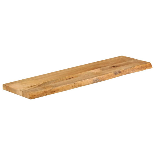 vidaXL Επιφάνεια Τραπεζιού 100x20x3,8 εκ. Live Edge Μασίφ Ξύλο Μάνγκο