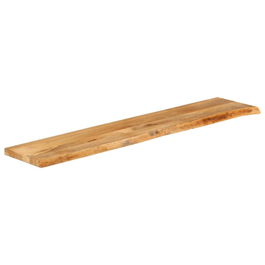 vidaXL Επιφάνεια Τραπεζιού 140x20x3,8 εκ. Live Edge Μασίφ Ξύλο Μάνγκο