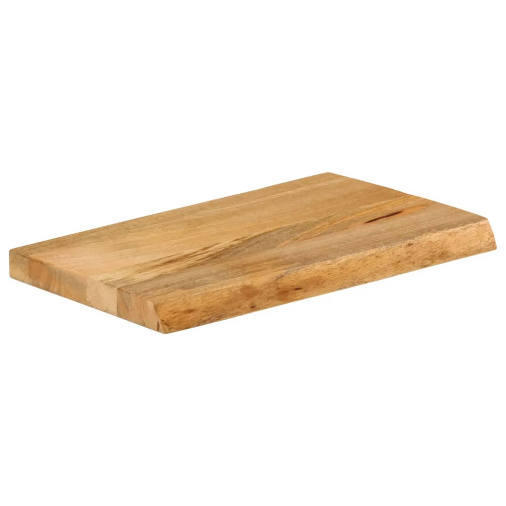 vidaXL Επιφάνεια Τραπεζιού 50x30x3,8 εκ. Live Edge Μασίφ Ξύλο Μάνγκο