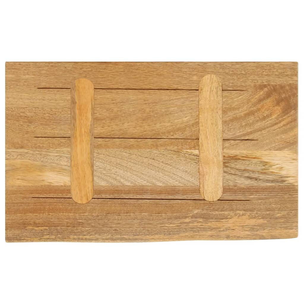 vidaXL Επιφάνεια Τραπεζιού 50x30x3,8 εκ. Live Edge Μασίφ Ξύλο Μάνγκο