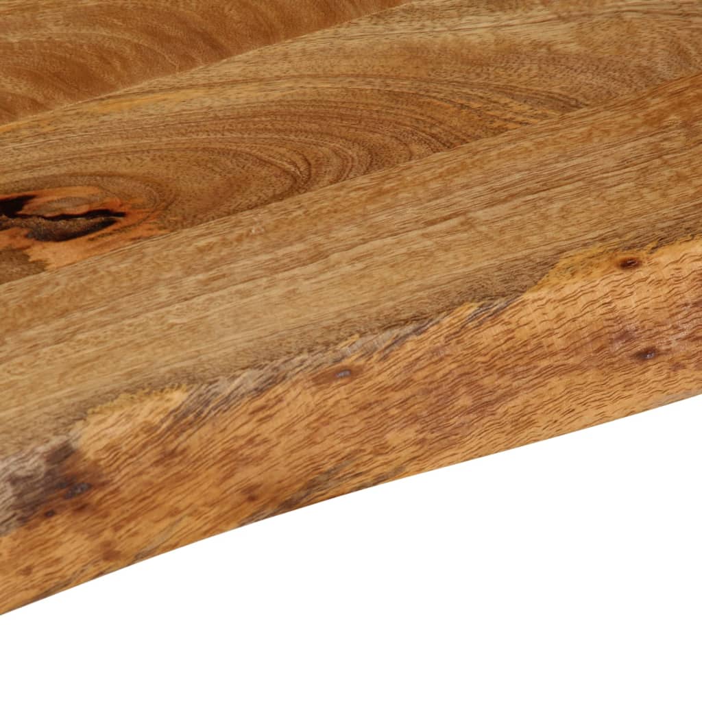 vidaXL Επιφάνεια Τραπεζιού 50x30x3,8 εκ. Live Edge Μασίφ Ξύλο Μάνγκο