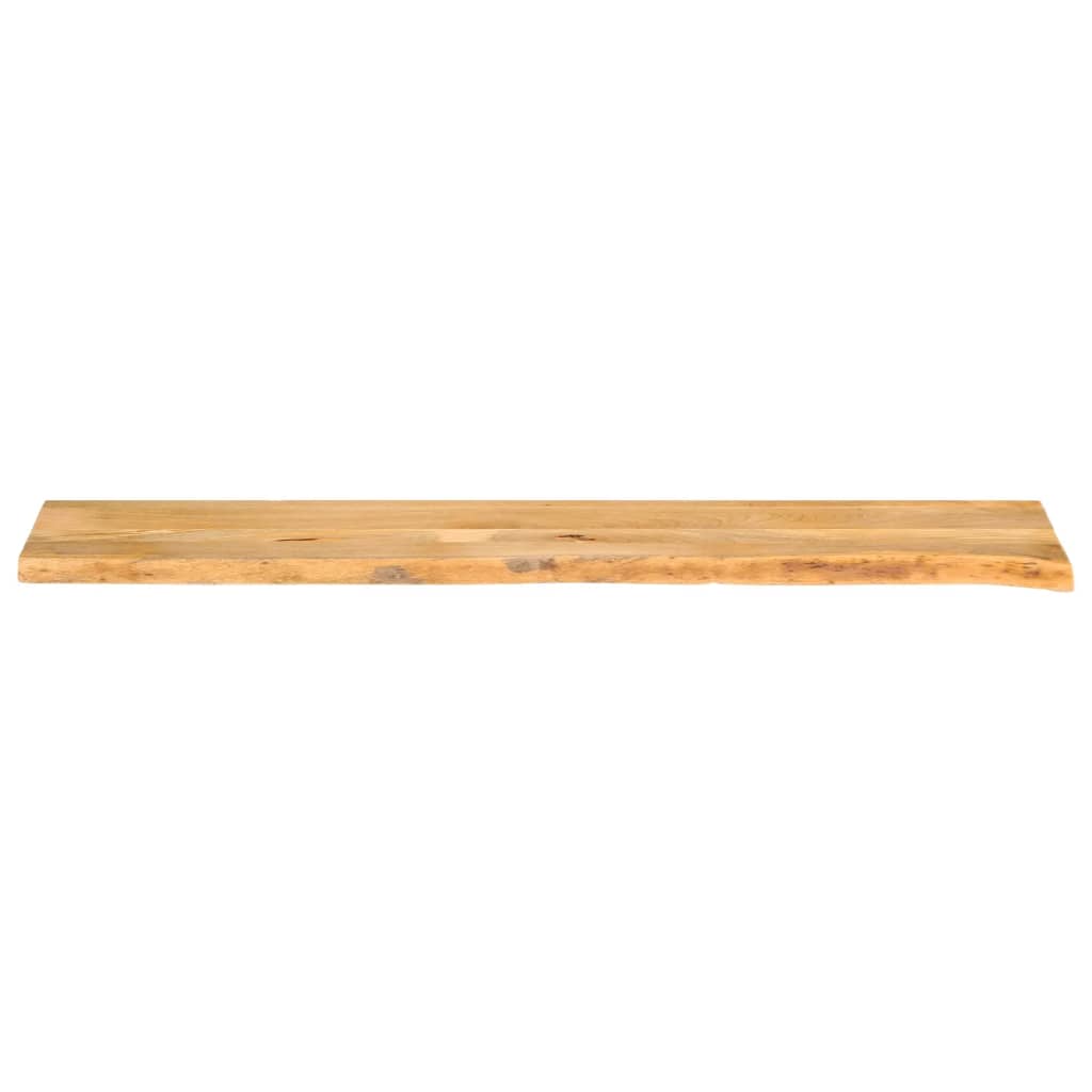 vidaXL Επιφάνεια Τραπεζιού 140x30x3,8 εκ. Live Edge Μασίφ Ξύλο Μάνγκο