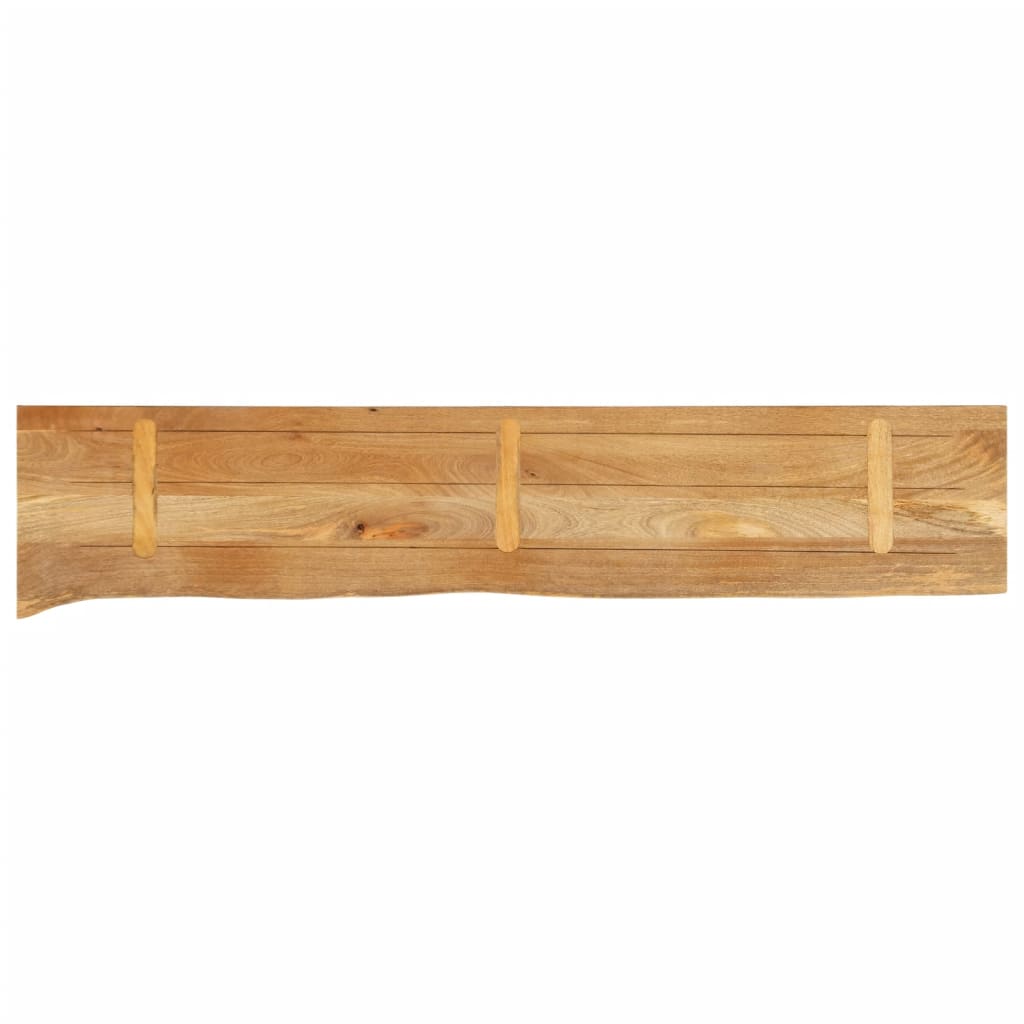 vidaXL Επιφάνεια Τραπεζιού 140x30x3,8 εκ. Live Edge Μασίφ Ξύλο Μάνγκο