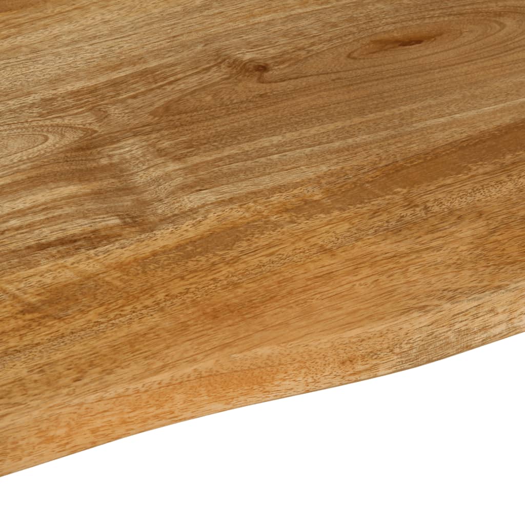 vidaXL Επιφάνεια Τραπεζιού 40x40x3,8 εκ. Live Edge Μασίφ Ξύλο Μάνγκο
