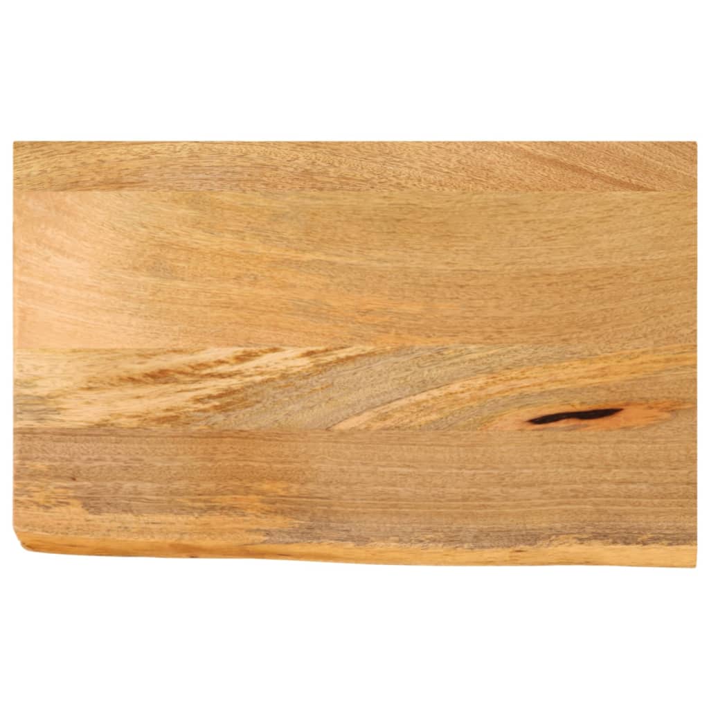 vidaXL Επιφάνεια Τραπεζιού 60x40x3,8 εκ. Live Edge Μασίφ Ξύλο Μάνγκο