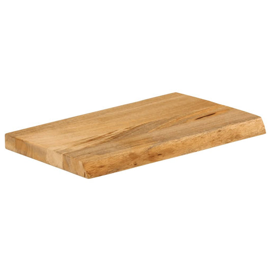 vidaXL Επιφάνεια Τραπεζιού 60x40x3,8 εκ. Live Edge Μασίφ Ξύλο Μάνγκο