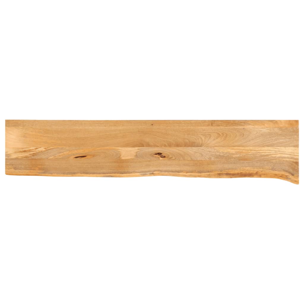 vidaXL Επιφάνεια Τραπεζιού 180x40x3,8 εκ. Live Edge Μασίφ Ξύλο Μάνγκο