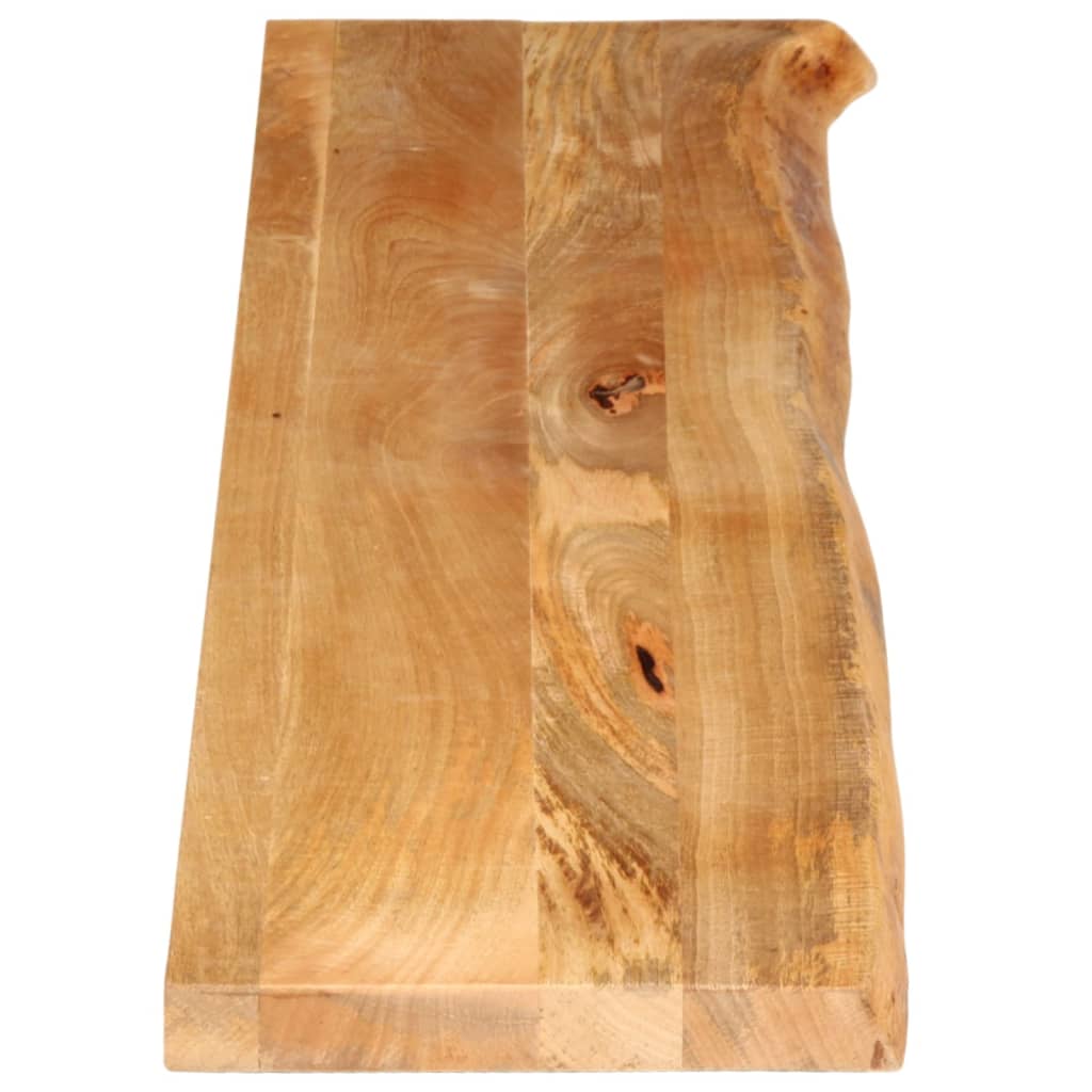 vidaXL Επιφάνεια Τραπεζιού 180x40x3,8 εκ. Live Edge Μασίφ Ξύλο Μάνγκο