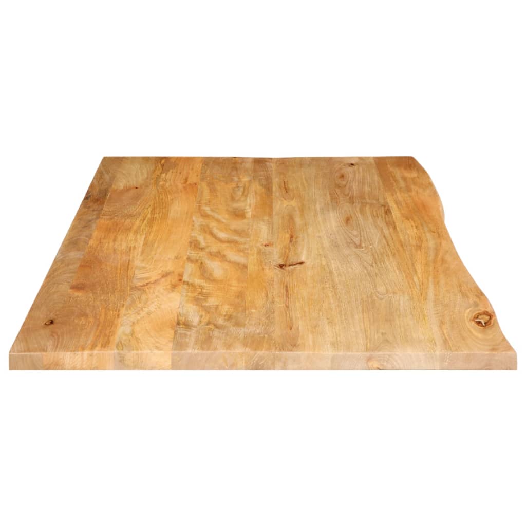 vidaXL Επιφάνεια Τραπεζιού 100x60x3,8 εκ. Live Edge Μασίφ Ξύλο Μάνγκο