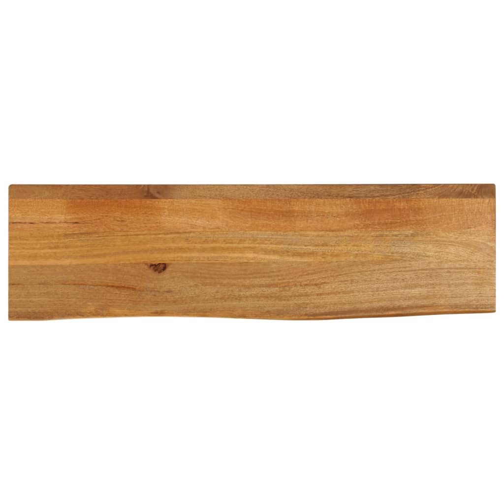 vidaXL Επιφάνεια Τραπεζιού 100x30x2,5 εκ. Live Edge Μασίφ Ξύλο Μάνγκο