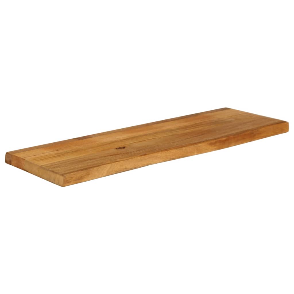 vidaXL Επιφάνεια Τραπεζιού 100x30x2,5 εκ. Live Edge Μασίφ Ξύλο Μάνγκο