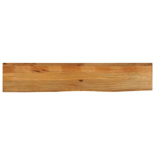 vidaXL Επιφάνεια Τραπεζιού 180x30x2,5 εκ. Live Edge Μασίφ Ξύλο Μάνγκο