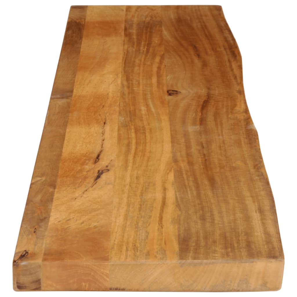 vidaXL Επιφάνεια Τραπεζιού 180x30x2,5 εκ. Live Edge Μασίφ Ξύλο Μάνγκο