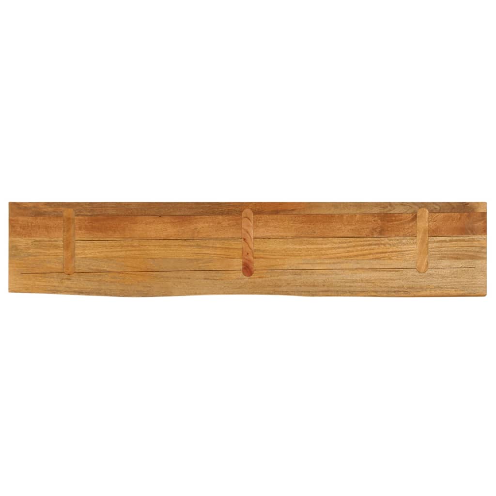 vidaXL Επιφάνεια Τραπεζιού 180x30x2,5 εκ. Live Edge Μασίφ Ξύλο Μάνγκο