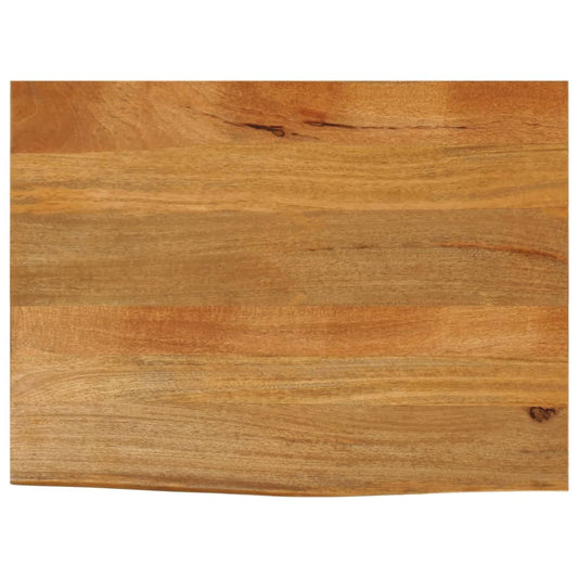 vidaXL Επιφάνεια Τραπεζιού 70x60x2,5 εκ. Live Edge Μασίφ Ξύλο Μάνγκο
