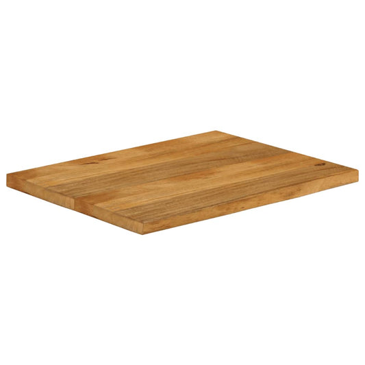 vidaXL Επιφάνεια Τραπεζιού 90x60x2,5 εκ. Live Edge Μασίφ Ξύλο Μάνγκο