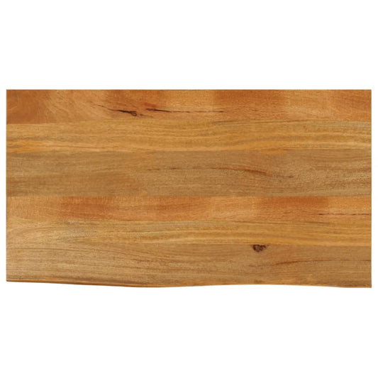 vidaXL Επιφάνεια Τραπεζιού 110x60x2,5 εκ. Live Edge Μασίφ Ξύλο Μάνγκο