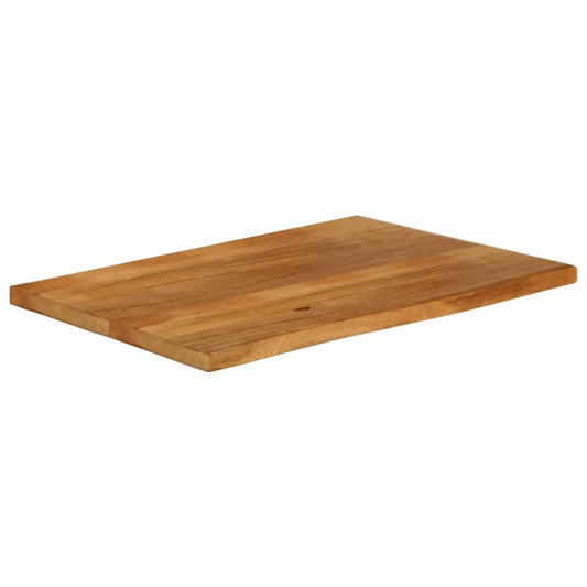 vidaXL Επιφάνεια Τραπεζιού 110x60x2,5 εκ. Live Edge Μασίφ Ξύλο Μάνγκο
