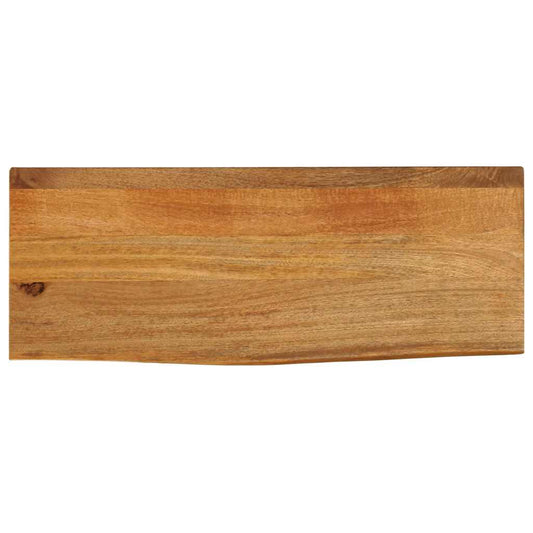 vidaXL Επιφάνεια Τραπεζιού 70x20x3,8 εκ. Live Edge Μασίφ Ξύλο Μάνγκο