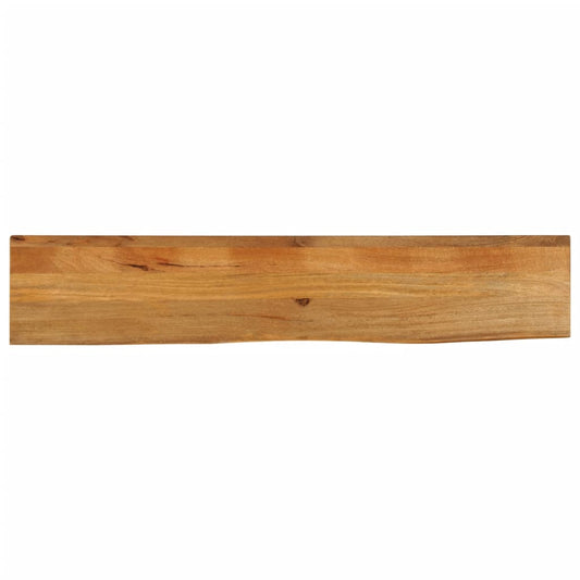 vidaXL Επιφάνεια Τραπεζιού 140x30x3,8 εκ. Live Edge Μασίφ Ξύλο Μάνγκο