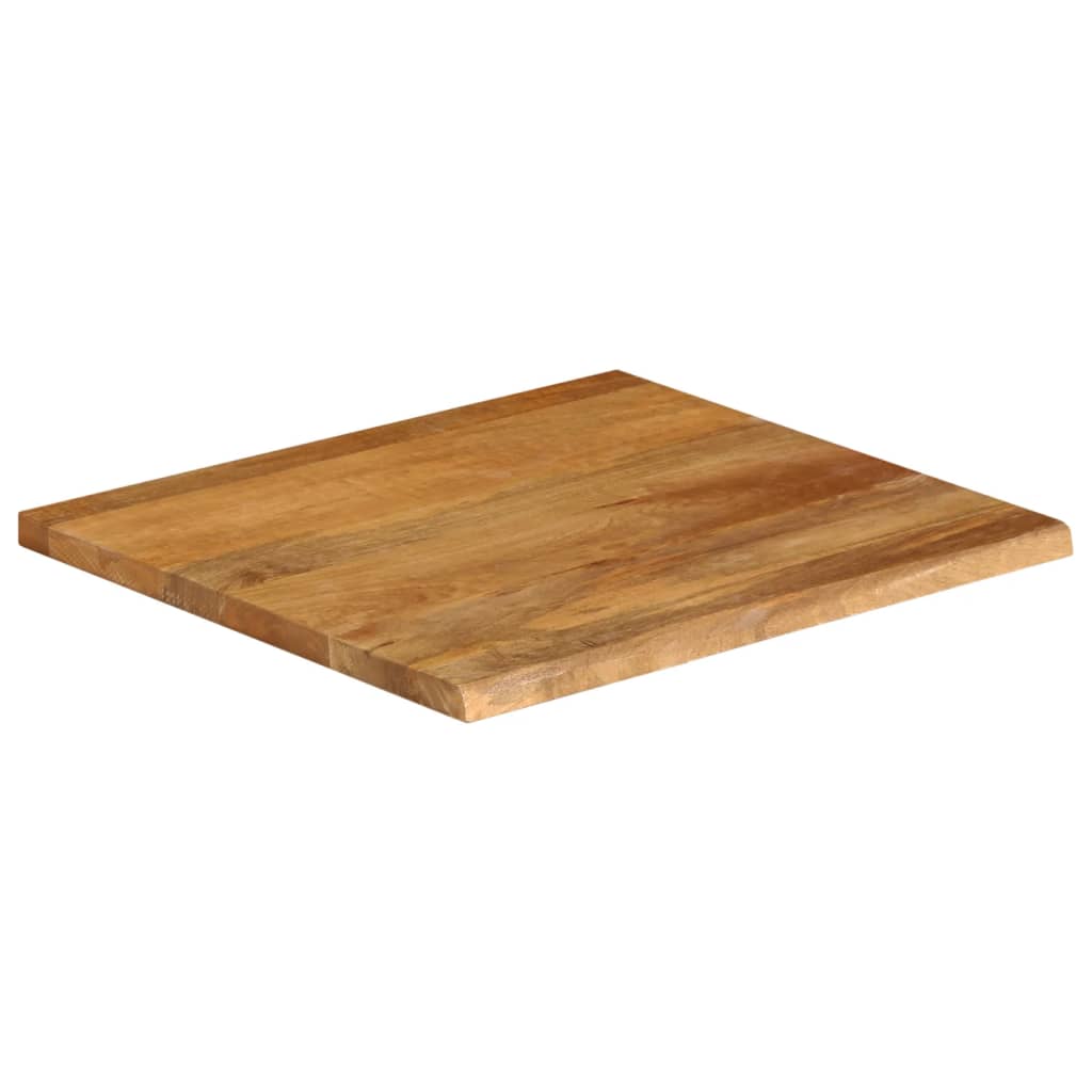 vidaXL Επιφάνεια Τραπεζιού 40x40x3,8 εκ. Live Edge Μασίφ Ξύλο Μάνγκο