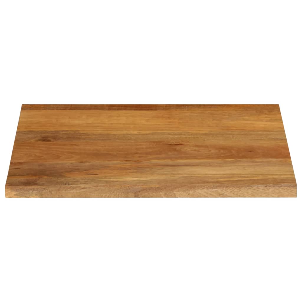 vidaXL Επιφάνεια Τραπεζιού 80x80x3,8 εκ. Live Edge Μασίφ Ξύλο Μάνγκο