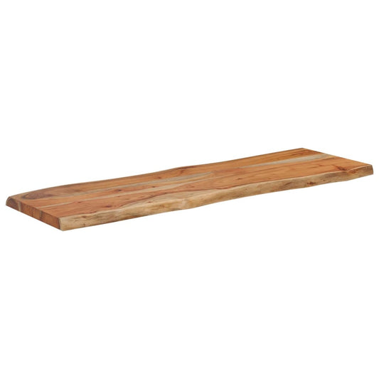 vidaXL Επιφάνεια Τραπεζιού Ορθογώνια 120x40x2,5 εκ. Μασίφ Ξύλο Ακακίας