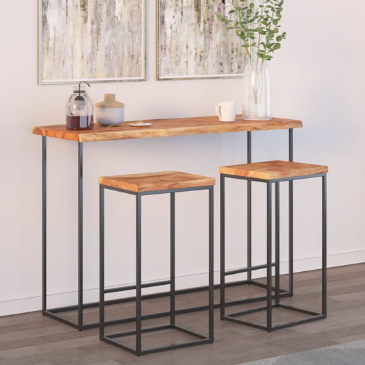 vidaXL Επιφάνεια Τραπεζιού Ορθογώνια 140x40x2,5 εκ. Μασίφ Ξύλο Ακακίας