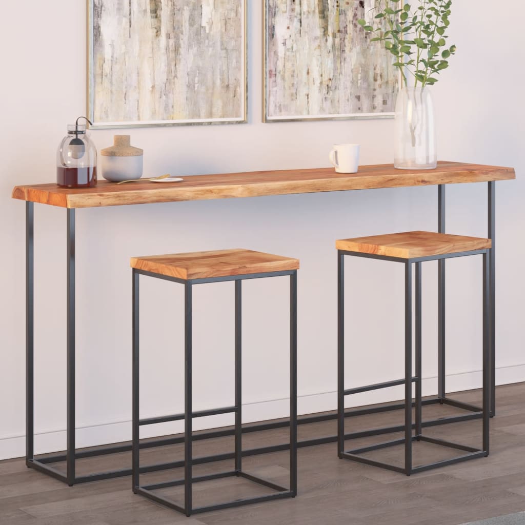 vidaXL Επιφάνεια Τραπεζιού Ορθογώνια 160x40x2,5εκ. Μασίφ Ξύλο Ακακίας