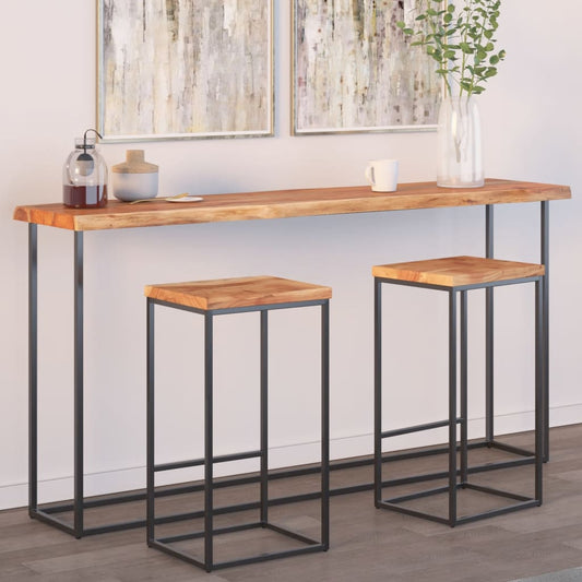 vidaXL Επιφάνεια Τραπεζιού Ορθογώνια 160x40x2,5εκ. Μασίφ Ξύλο Ακακίας