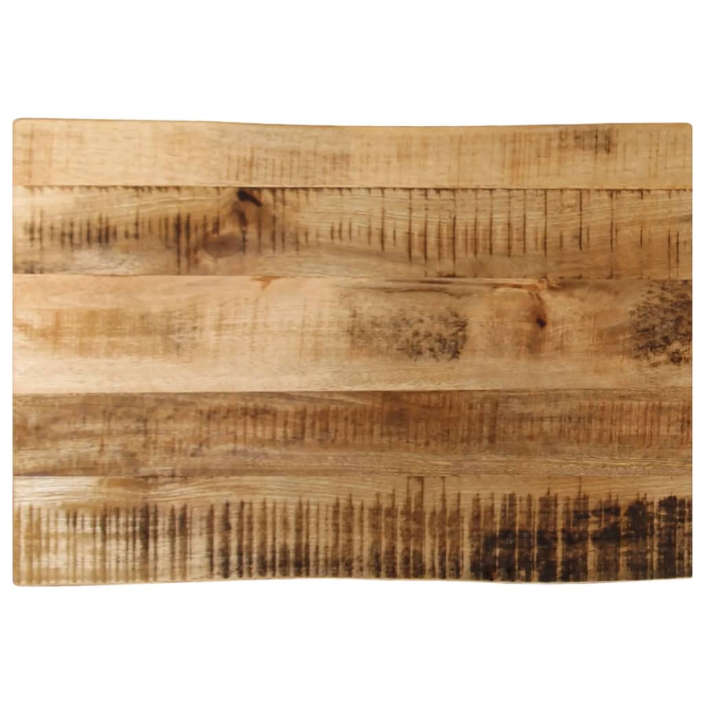 vidaXL Επιφάνεια Τραπεζιού 60x40x2,5 εκ. Live Edge Μασίφ Ξύλο Μάνγκο