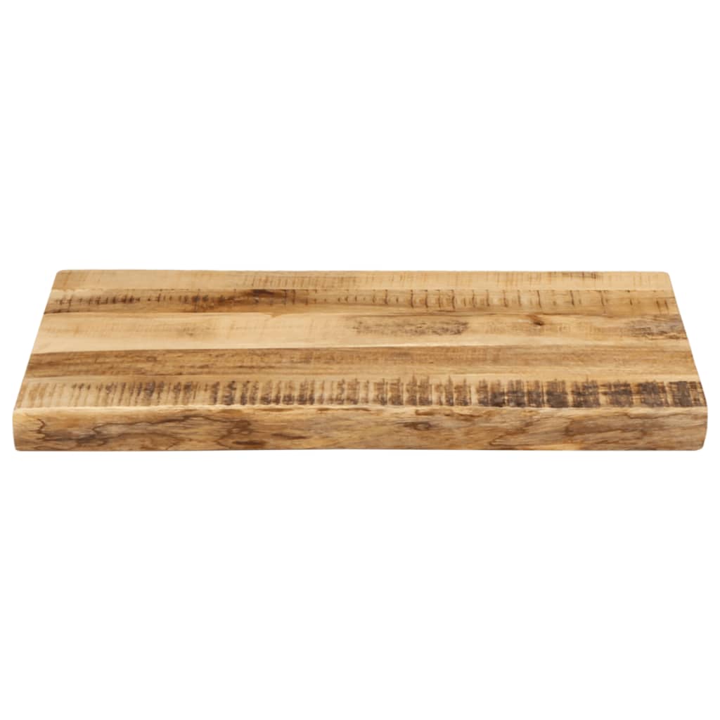 vidaXL Επιφάνεια Τραπεζιού 60x40x2,5 εκ. Live Edge Μασίφ Ξύλο Μάνγκο