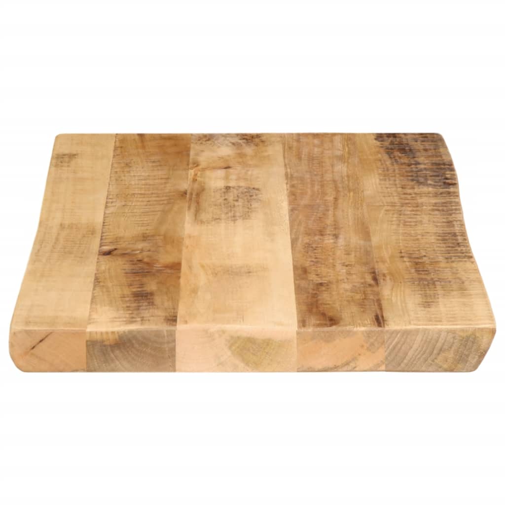 vidaXL Επιφάνεια Τραπεζιού 60x40x2,5 εκ. Live Edge Μασίφ Ξύλο Μάνγκο