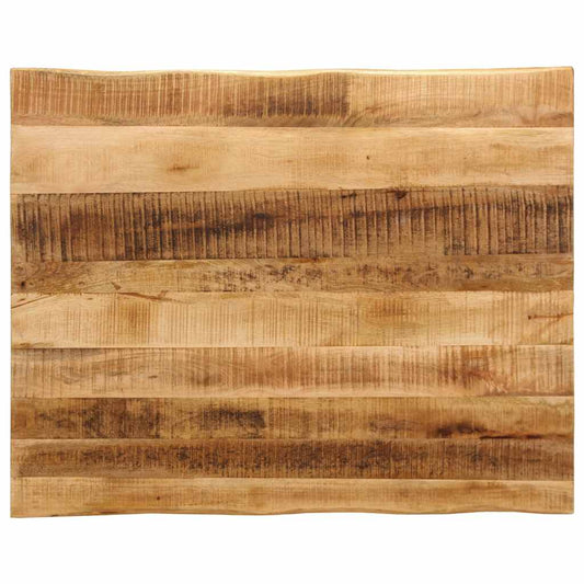 vidaXL Επιφάνεια Τραπεζιού Live Edge 100x80x3,8 εκ. από Μασίφ Ξύλο Ακατέργαστου Μάνγκο