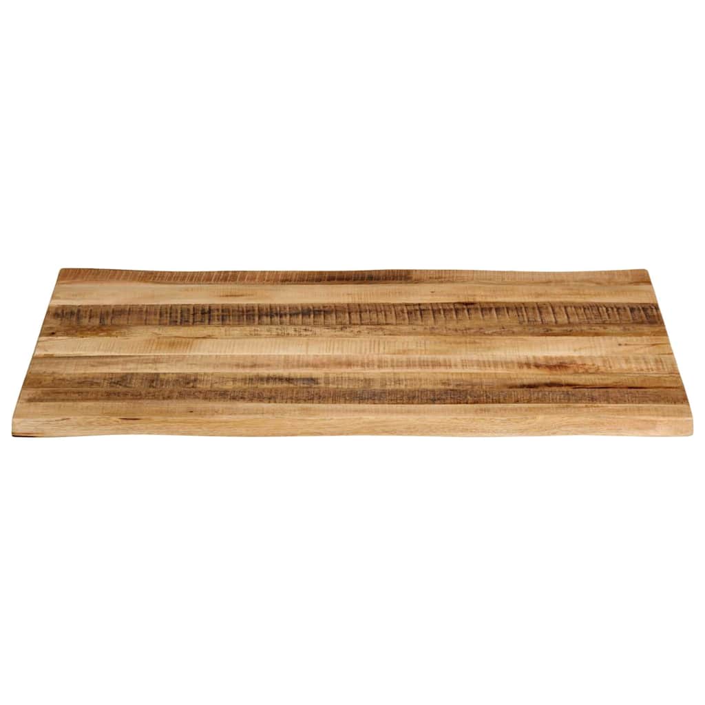 vidaXL Επιφάνεια Τραπεζιού Live Edge 100x80x3,8 εκ. από Μασίφ Ξύλο Ακατέργαστου Μάνγκο