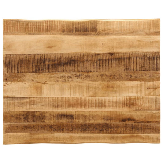 vidaXL Επιφάνεια Τραπεζιού Live Edge 110x80x3,8 εκ. από Μασίφ Ξύλο Ακατέργαστου Μάνγκο