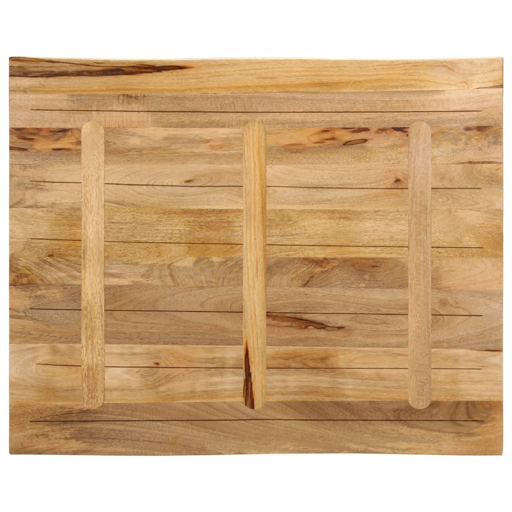 vidaXL Επιφάνεια Τραπεζιού Live Edge 110x80x3,8 εκ. από Μασίφ Ξύλο Ακατέργαστου Μάνγκο