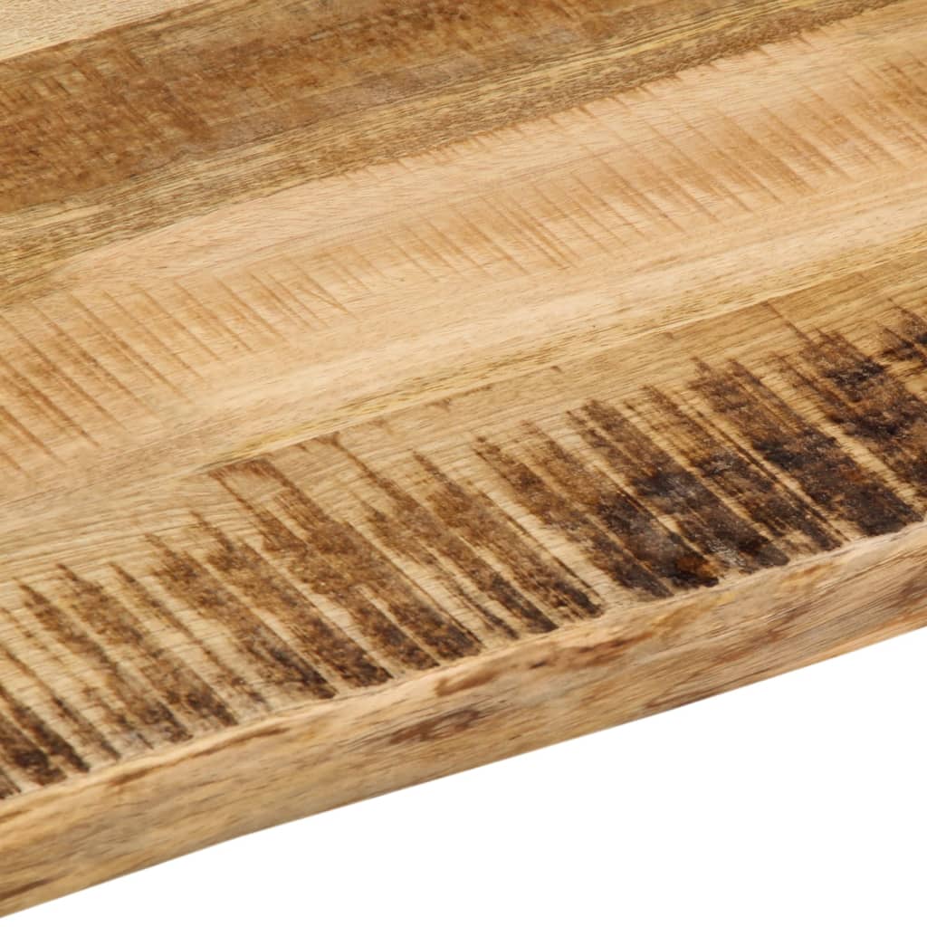 vidaXL Επιφάνεια Τραπεζιού Live Edge 110x80x3,8 εκ. από Μασίφ Ξύλο Ακατέργαστου Μάνγκο